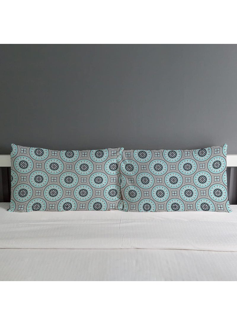Crazyify Multicolor Pillow Set of 2 Valentines Day Gift for GirlfriendBoyfriend Husband and Wife Pillow Pillow for BedroomLiving Room Couple Pillow 12x18 Inches