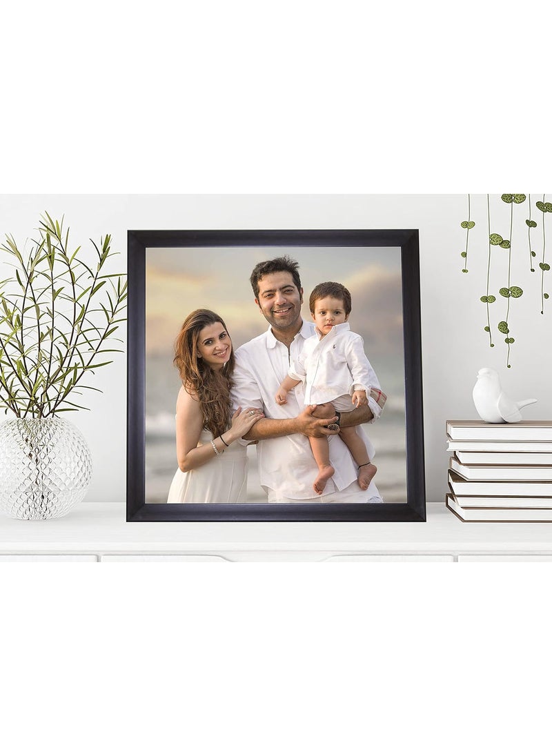 KDM HOME DECOR A4 Size Photo Frame For Wall Set of 6 Black Picture Frame For Home and Office Decoration Size 82 x 116 8x12 Inches