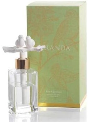 Zodax French Gardenia Birds on a Twig Veranda Porcelain Diffuser