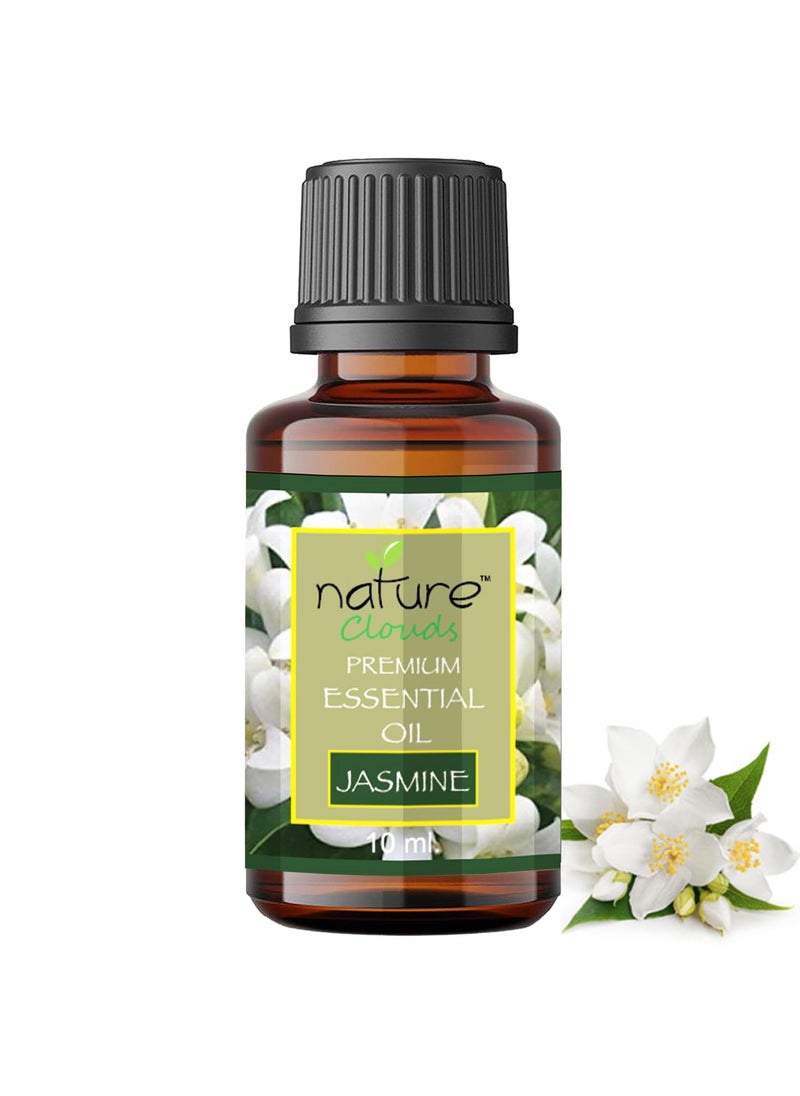 nature clouds Essential Oil Jasmine Lemongrass Lavender Orange Sandalwood Combo Set Pure Natural Organic Oils for Aromatherapy Diffuser Pack of 5