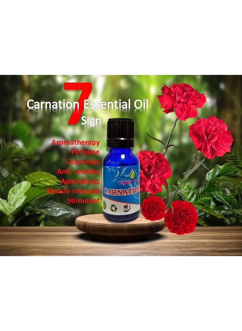 Good High Carnation Essential Oil 100 Pure Natural Organic Vegan and Undiluted Carnation Essential Oil For Personal Care Essential Oil By Good High 1014 oz 30 mL