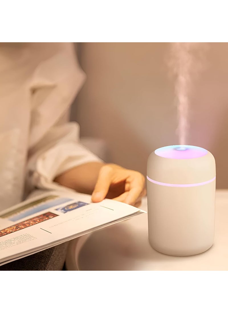Cirkle Street Humidifier for Room Moisture Aroma Diffuser for Home Mist Maker Cool Mist Humidifier Small Quiet Air Humidifier Ultrasonic Essential Oil Diffuser Electric MultiColour