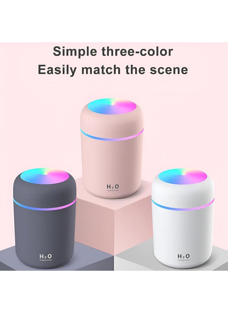 Cirkle Street Humidifier for Room Moisture Aroma Diffuser for Home Mist Maker Cool Mist Humidifier Small Quiet Air Humidifier Ultrasonic Essential Oil Diffuser Electric MultiColour