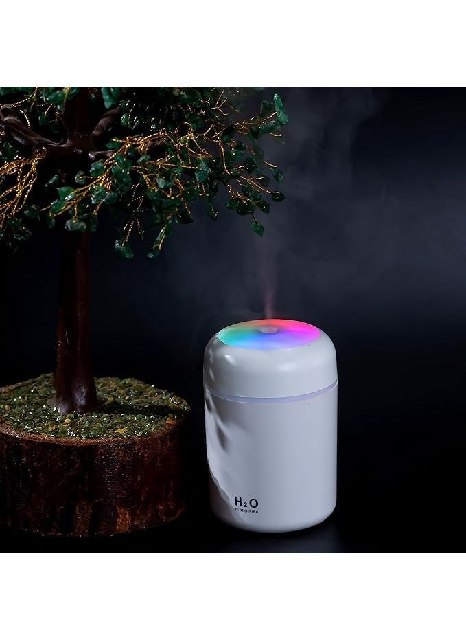 Cirkle Street Humidifier for Room Moisture Aroma Diffuser for Home Mist Maker Cool Mist Humidifier Small Quiet Air Humidifier Ultrasonic Essential Oil Diffuser Electric MultiColour