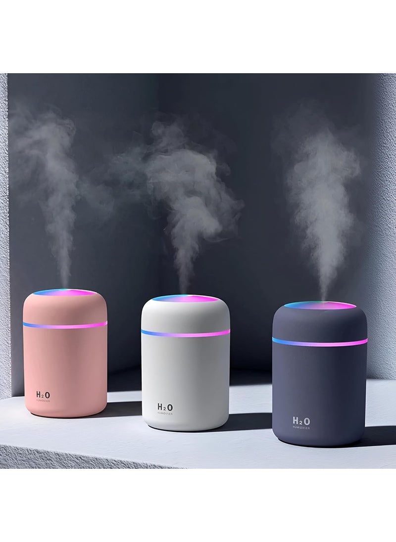 Cirkle Street Humidifier for Room Moisture Aroma Diffuser for Home Mist Maker Cool Mist Humidifier Small Quiet Air Humidifier Ultrasonic Essential Oil Diffuser Electric MultiColour