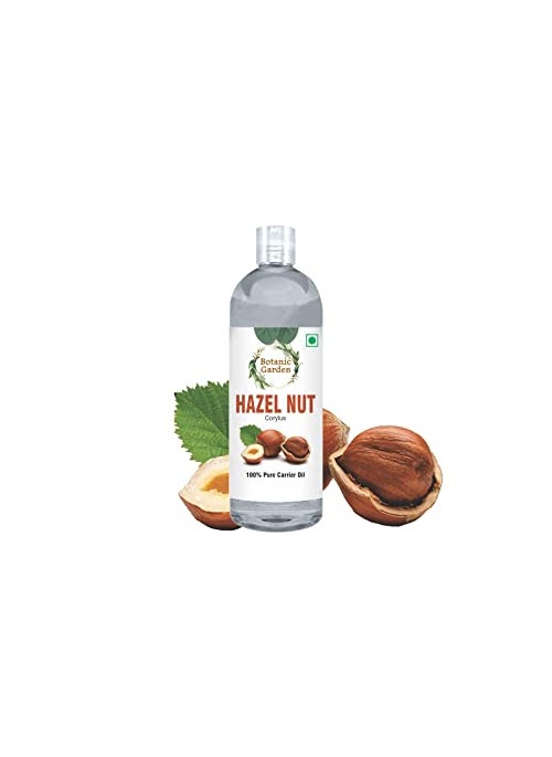 BOTANIC GARDEN Hazelnut OilCorylus Avellana 100 Natural Therapeutic Grade Cold Pressed For AntiAgeing Scarring Dryness Sun Damage 200 ML