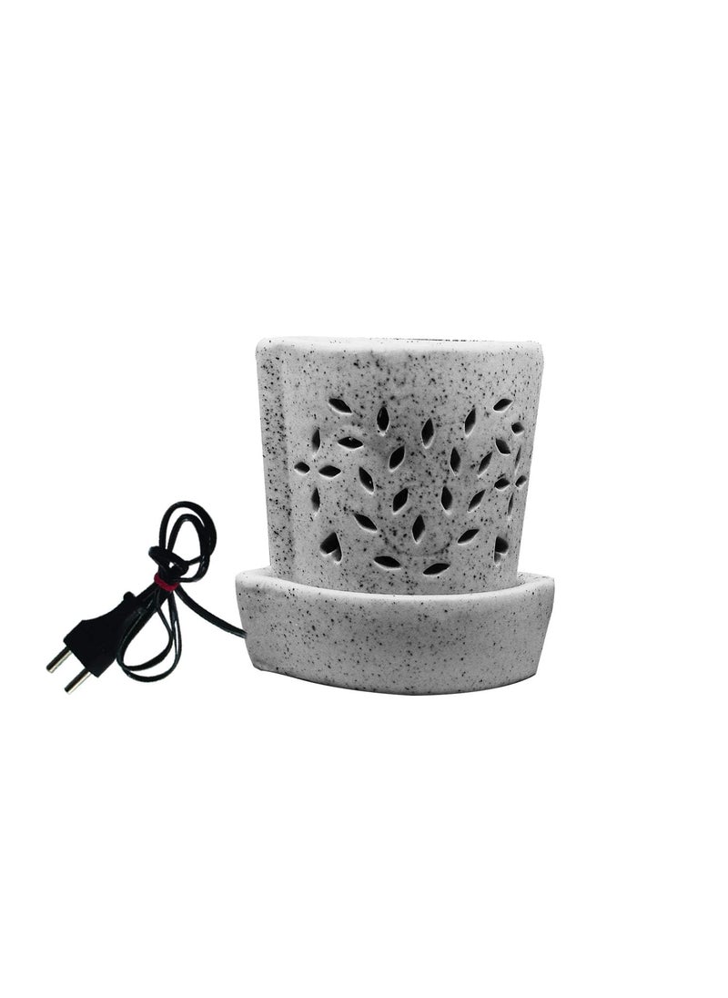 Kraftlik Handicrafts Aroma Oil Ceramic Diffuser Burner in Ship Shape with Electric Fragrance Diffuser Burner with Oil for RoomOfficeHome Decor Ship Shape