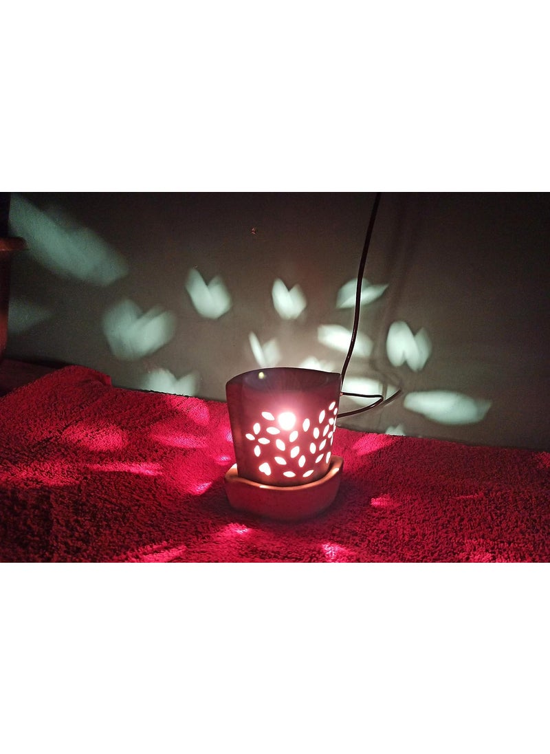 Kraftlik Handicrafts Aroma Oil Ceramic Diffuser Burner in Ship Shape with Electric Fragrance Diffuser Burner with Oil for RoomOfficeHome Decor Ship Shape