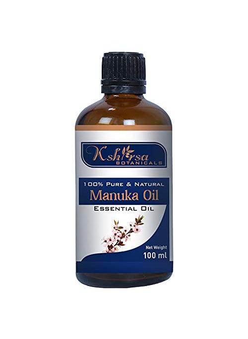 Kshirsa Botanicals Manuka Essential Oil Leptospermum scoparium 100 Pure Natural Undiluted Therapeutic Grade for Aromatherapy 100 ml