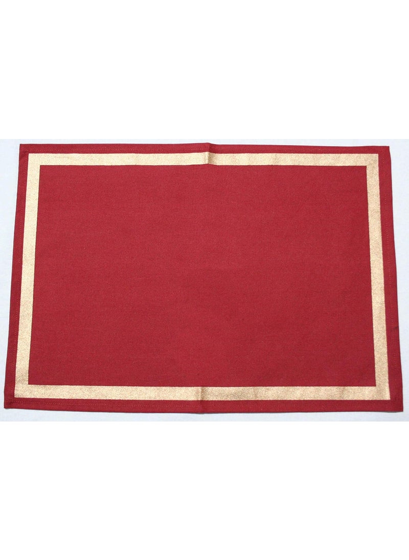 Raghuraj Lifestyle Complete Gift Set Table Cloth Accessories 1 Table Cover 1 Runner 6 pcs Placemats 6 pcs Napkin