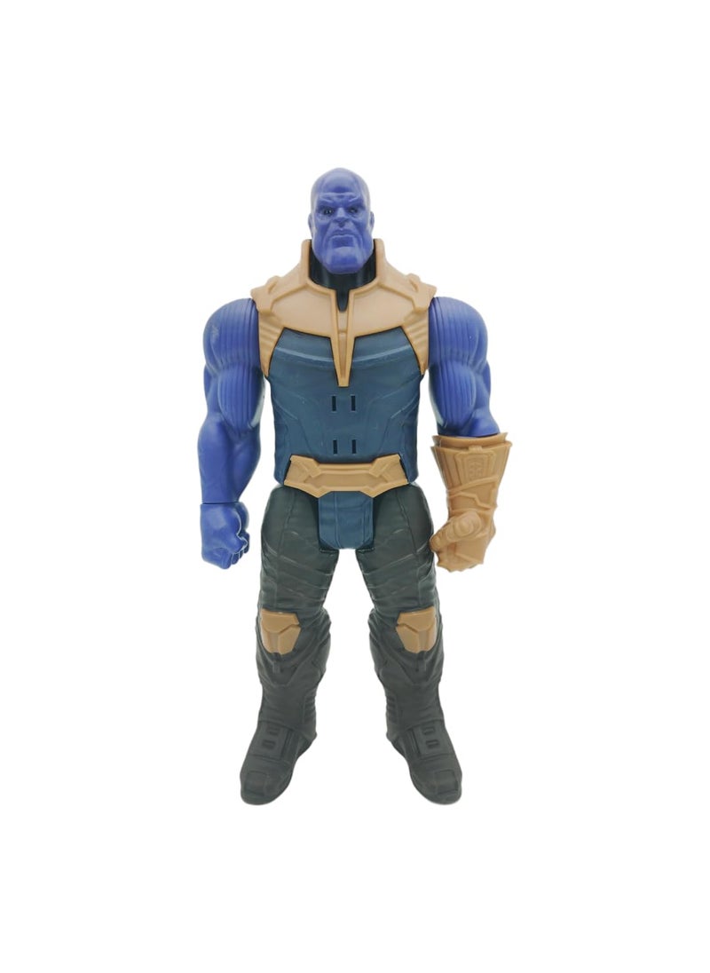 TEMIX Super Hero Showpiece Figurines Home Drawing Room Decor Figure Collectible Figure with Light Sound Function THANOS12IN