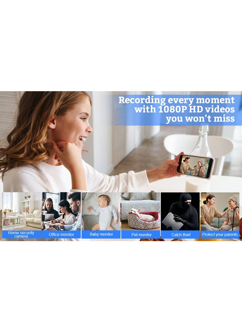 IC Plus Spy Camera 1080P HD Hidden Switch Socket Camera WiFi Wireless Motion Detection AC Power Remote App Control Camera Home Kids Baby Pet Monitoring Camera