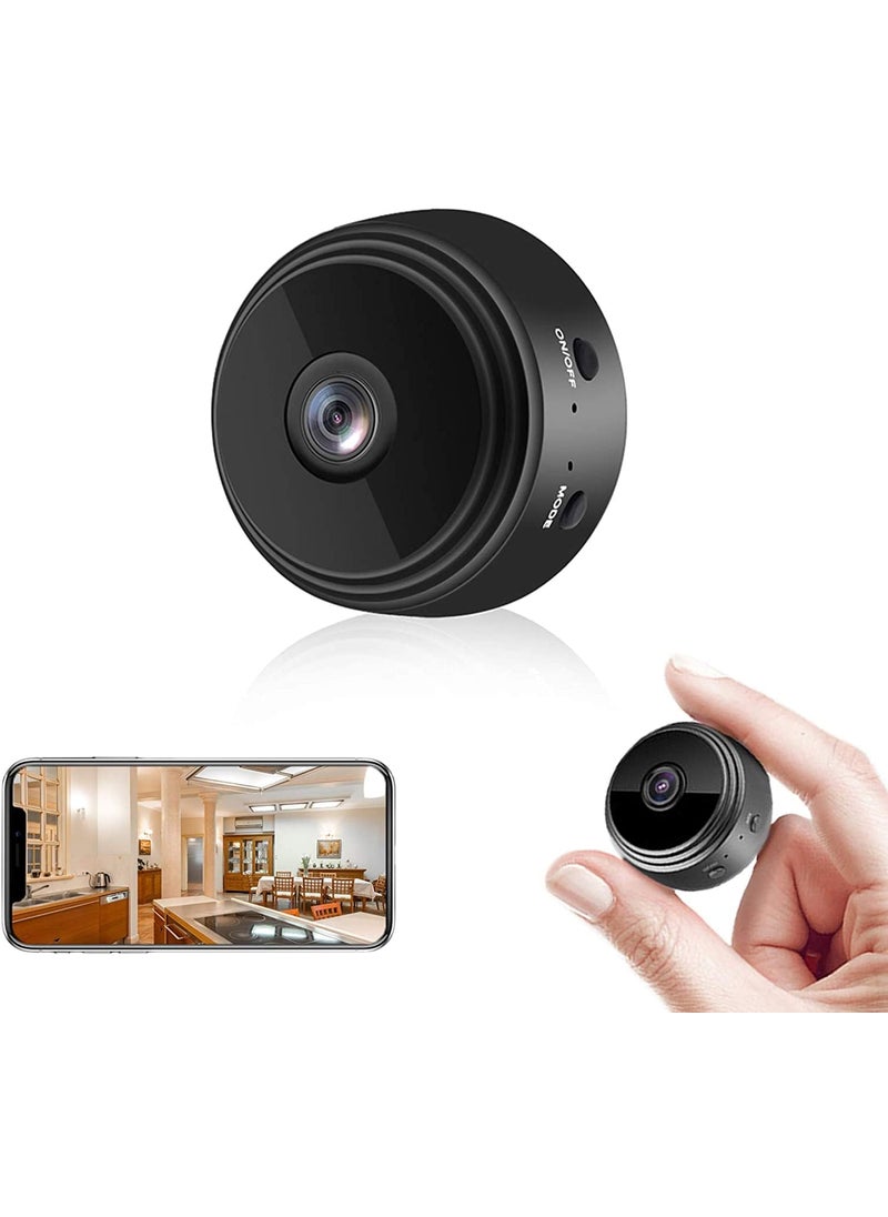 SUNBEET Eyetech Wireless WiFi HD 1080p Mini Portable Security Camera Cameras with Indoor Video Recorder Small Low Light Vision Portable Magnetic Home Office and Baby Monitor