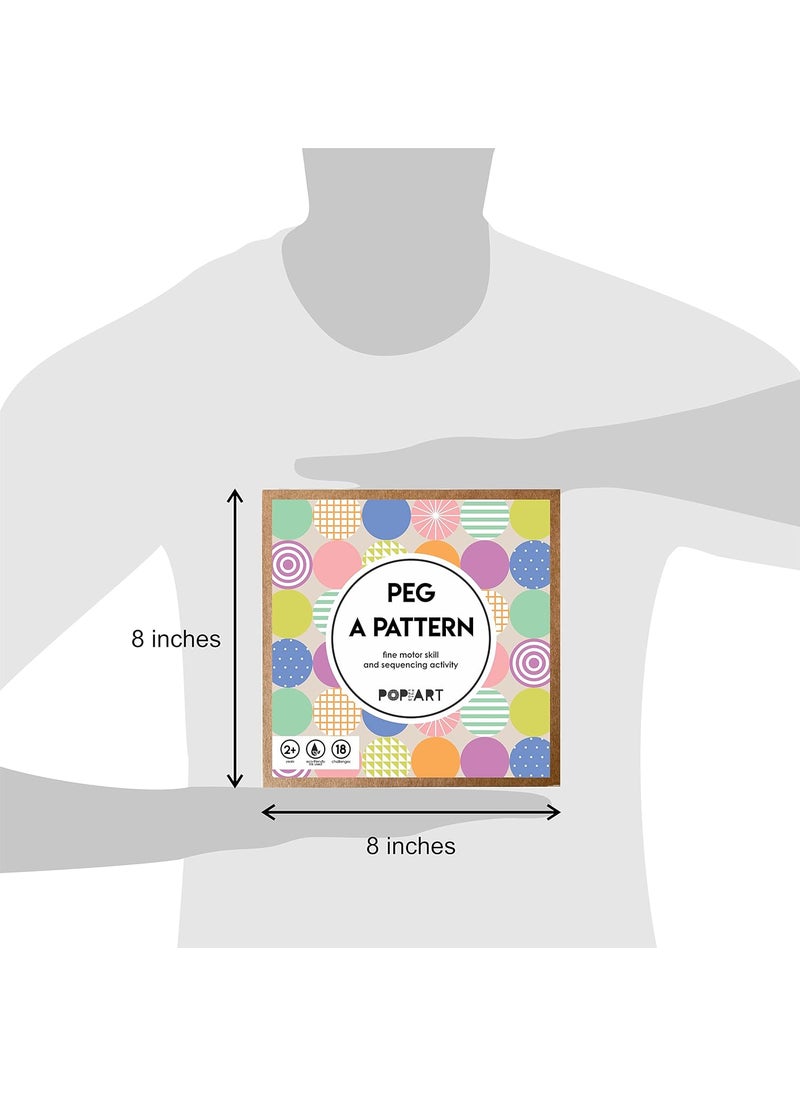 Pop Goes The Art Peg a Pattern Fine Motor Skills Sequencing