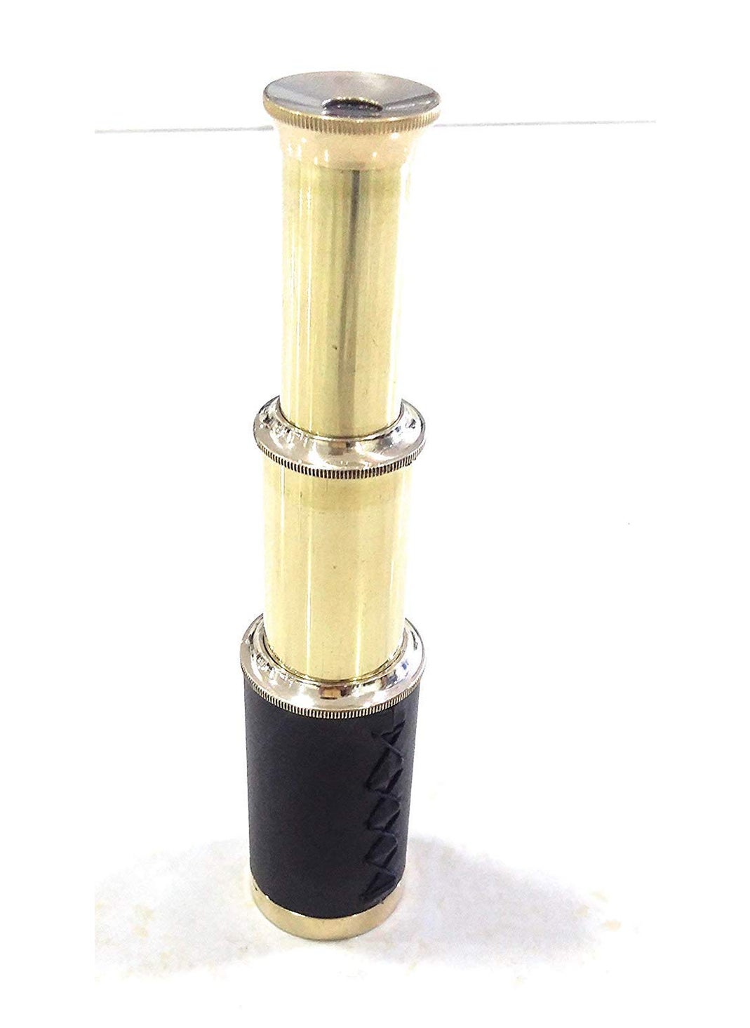 MA SONS 1 Year Warranty 6 Handheld Vintage Brass Telescope Pirate Navigation Collectible