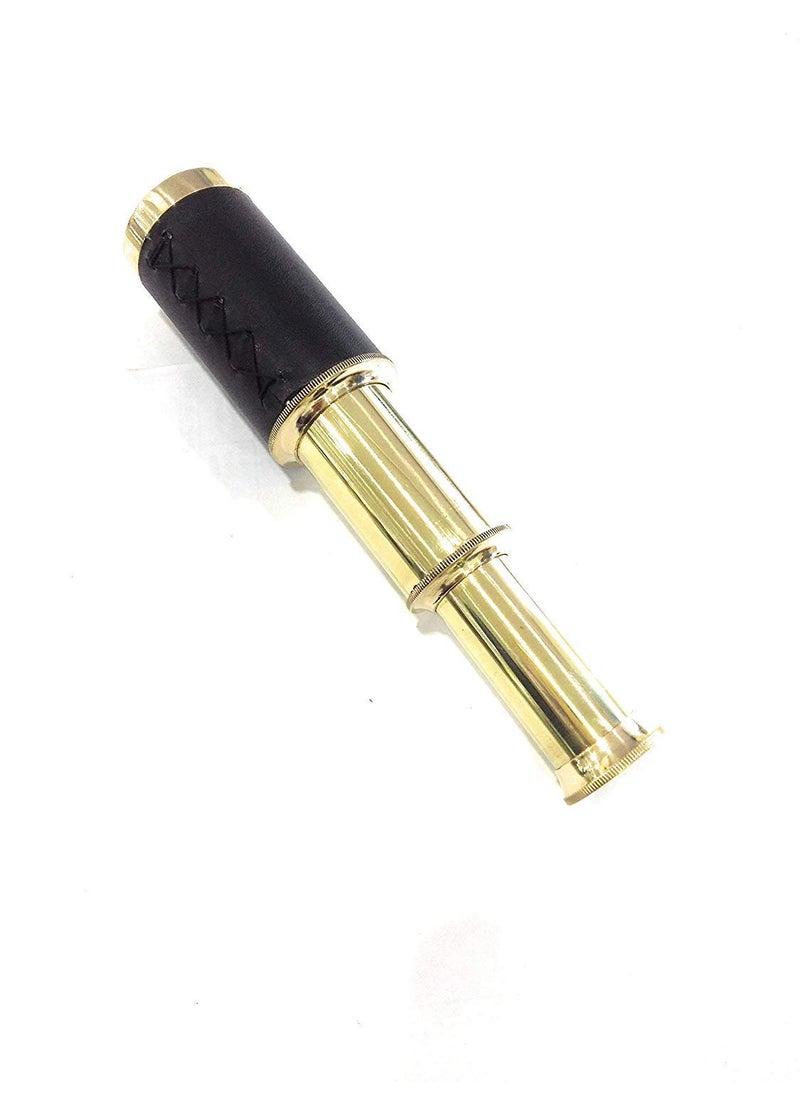 MA SONS 1 Year Warranty 6 Handheld Vintage Brass Telescope Pirate Navigation Collectible