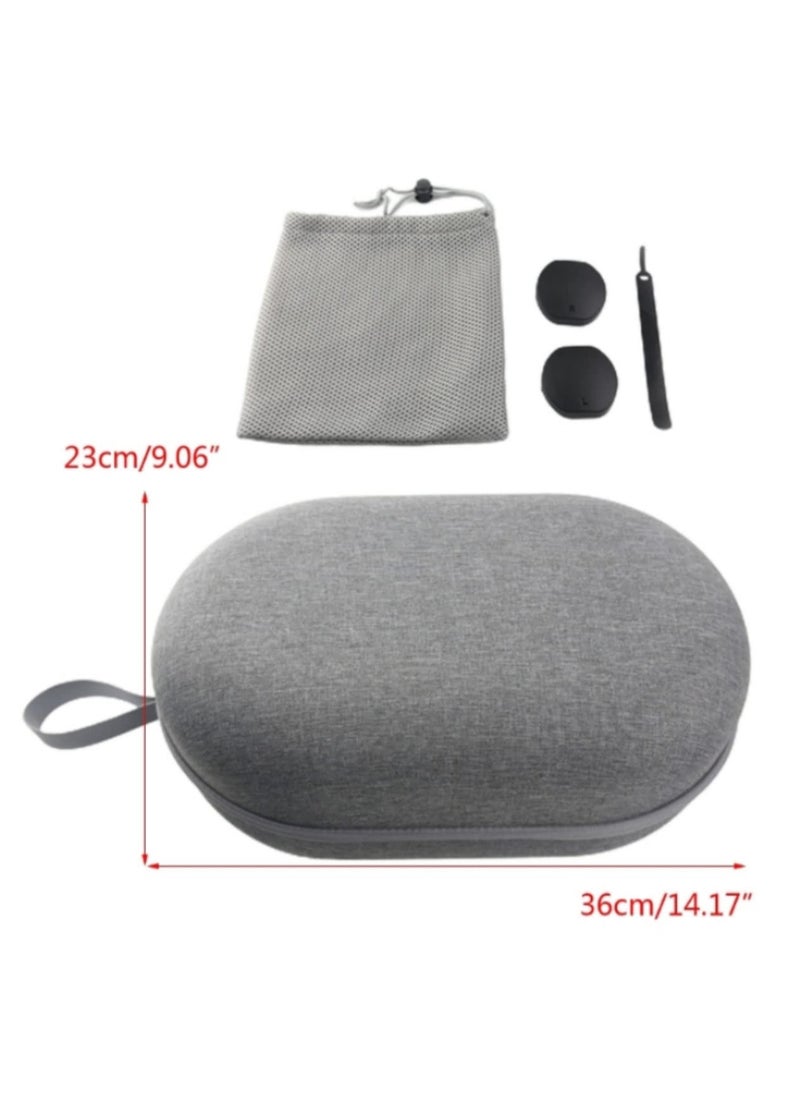 For PS VR2 Storage Bag Set with Lens Cover Handle Hard Case Waterproof Dustproof Portable Shoulder Bag for Sony PlayStation VR2 Headset Accessories