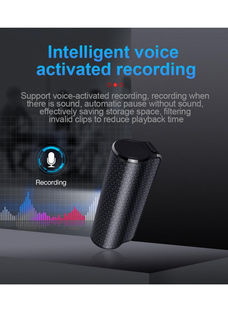 Q70 500 Hour Voice Recorder Magnetic USB Flash Drive Audio Dictaphone MP3 Player Sound Activated Long Battery Life Strong Magnet Time Stamp Noise Reduction 8GB