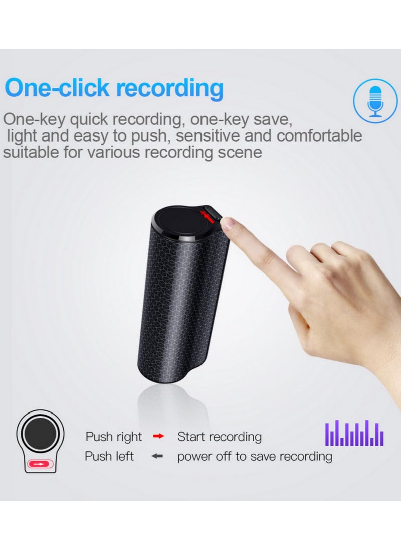 Q70 500 Hour Voice Recorder Magnetic USB Flash Drive Audio Dictaphone MP3 Player Sound Activated Long Battery Life Strong Magnet Time Stamp Noise Reduction 8GB