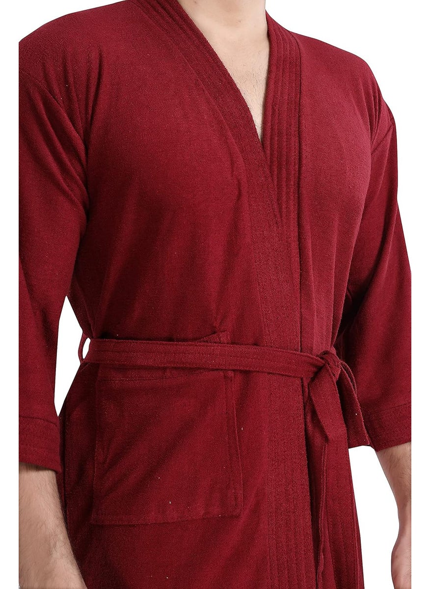 LacyLook Mens Full Sleeves Bathrobe Premium Cotton Bathrobe For Mens