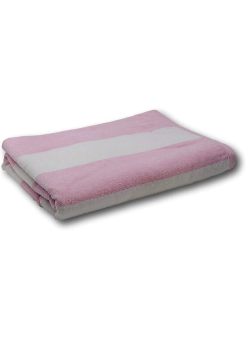 AMZ Large Beach Pool Towel 30x60 Oversized Cabana Stripe Hotel QualityLuxuriously Soft Absorbent Plush Towel