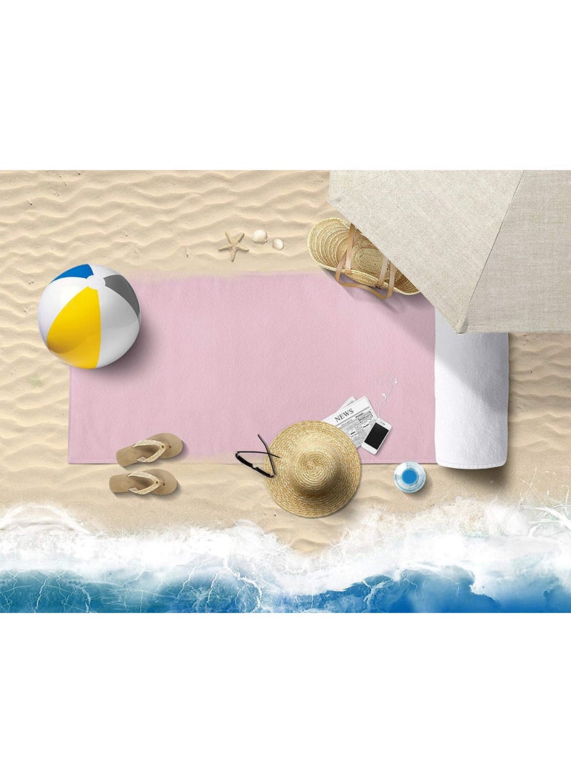 AMZ Large Beach Pool Towel 25x50 Oversized Cabana Stripe Hotel QualityLuxuriously Soft Absorbent Plush Towel