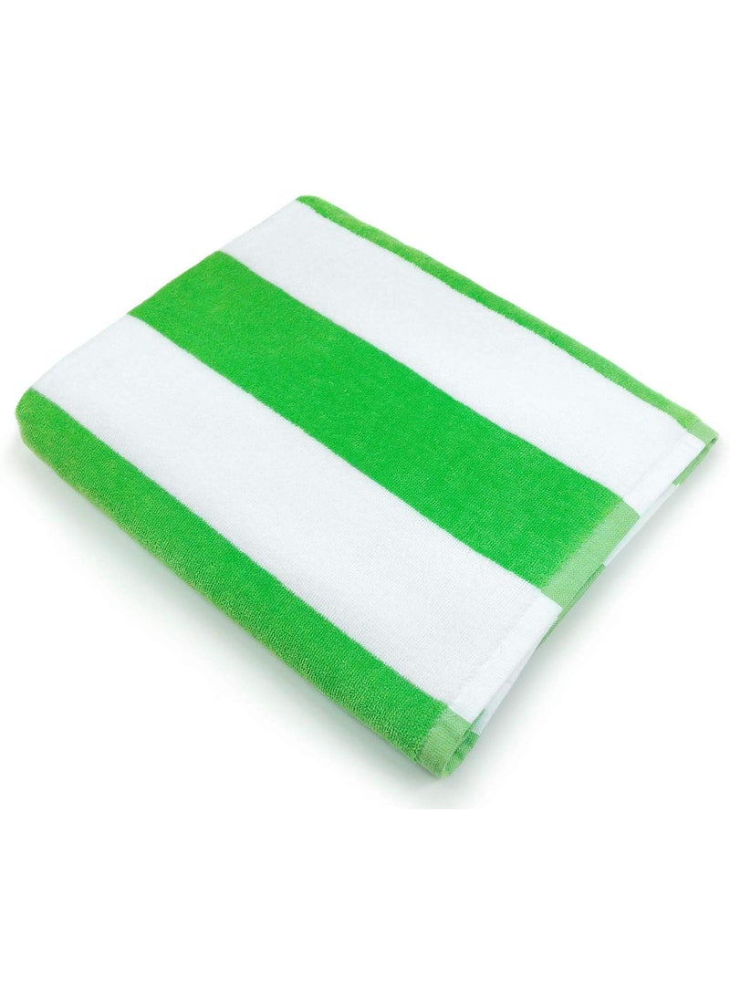 AMZ Large Beach Pool Towel 30x60 Oversized Cabana Stripe Hotel QualityLuxuriously Soft Absorbent Plush Towel