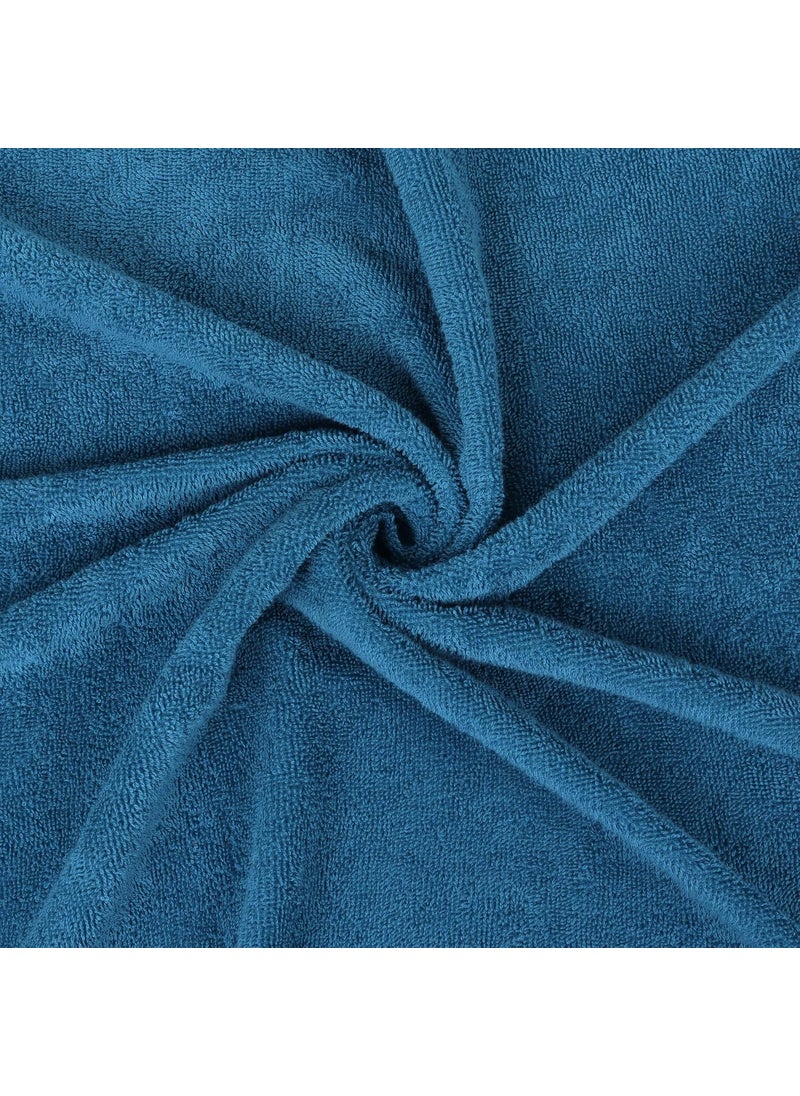 BRODLOOM 425 GSM Cotton Large Size Bath Towel UltraSoft Absorbent Fade Resistant Bathing Towel for Home Gym Workout Yoga Travel Size 55 X 28 Inch Aqua Teal