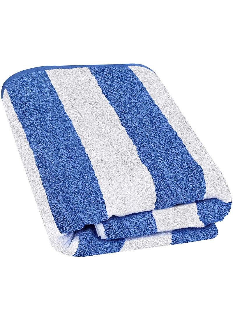 Lavish Street Large Beach Pool Towel 30x60 Oversized Cabana Stripe Hotel QualityLuxuriously Soft Absorbent Plush Towel