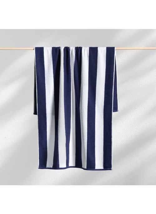 Lavish Street Large Beach Pool Towel 30x60 Oversized Cabana Stripe Hotel QualityLuxuriously Soft Absorbent Plush Towel