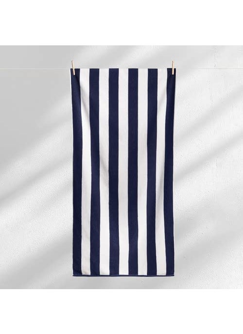 Lavish Street Large Beach Pool Towel 30x60 Oversized Cabana Stripe Hotel QualityLuxuriously Soft Absorbent Plush Towel