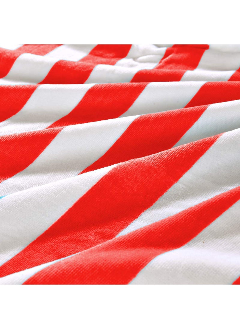 Lavish Homes Large Beach Pool Towel 30x60 Oversized Cabana Stripe Hotel QualityLuxuriously Soft Absorbent Plush Towel