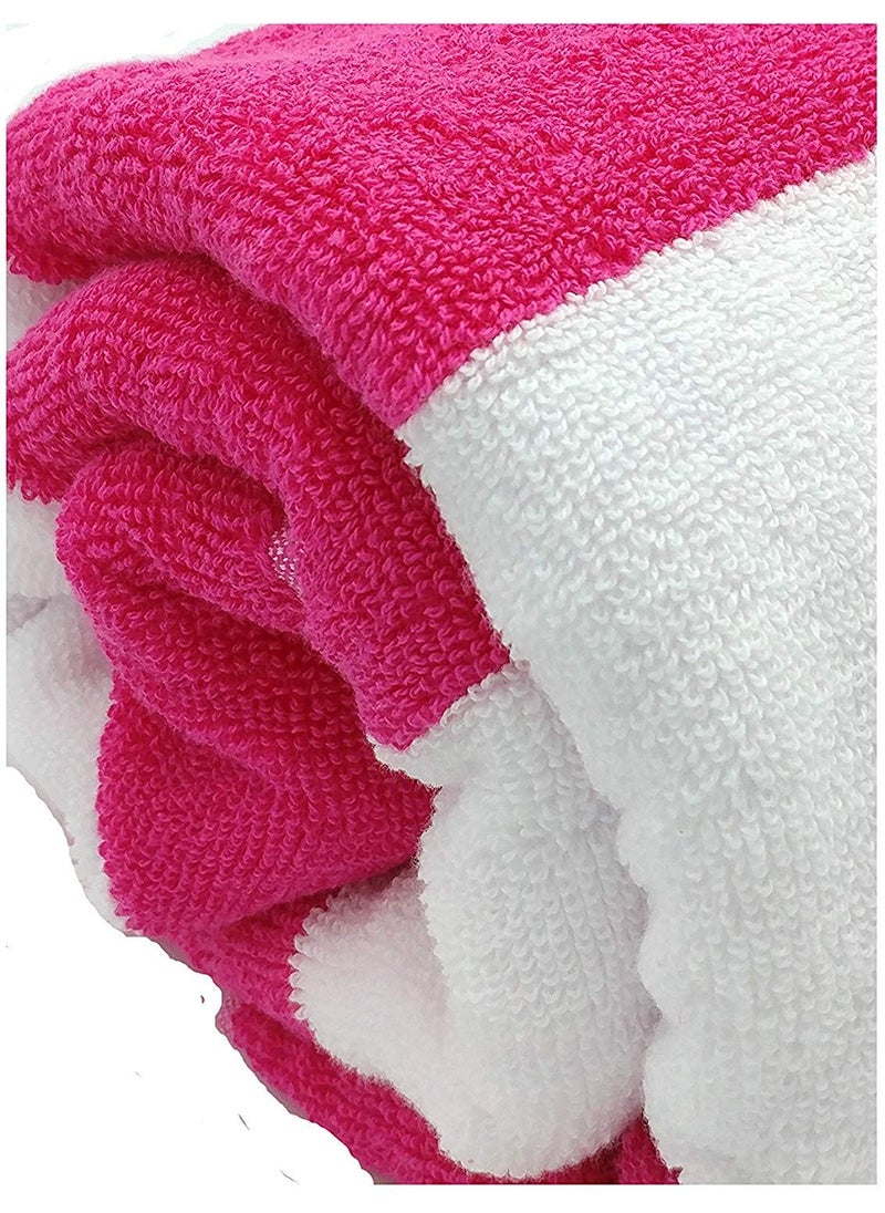 Lavish Homes Large Beach Pool Towel 30x60 Oversized Cabana Stripe Hotel QualityLuxuriously Soft Absorbent Plush Towel