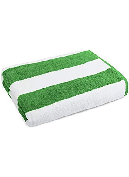 Lavish Homes Large Beach Pool Towel 30x60 Oversized Cabana Stripe Hotel QualityLuxuriously Soft Absorbent Plush Towel
