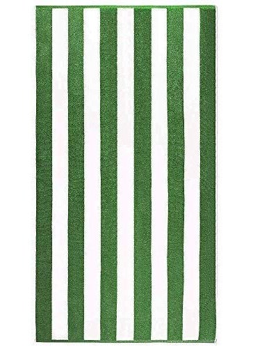 Lavish Homes Large Beach Pool Towel 30x60 Oversized Cabana Stripe Hotel QualityLuxuriously Soft Absorbent Plush Towel