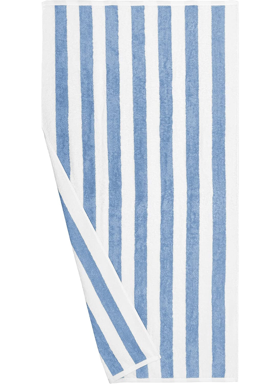 Lavish Street Oversized Cabana Stripe Soft Absorbent and Plush Cotton Large BeachPool Towel 30x60 Inches Multicolour