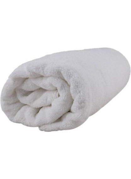 ELSTONE HOME Cotton White Gold Large Size Bath Towel Color White Pack of 1