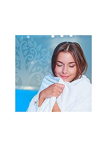 ELSTONE HOME Cotton White Gold Large Size Bath Towel Color White Pack of 1