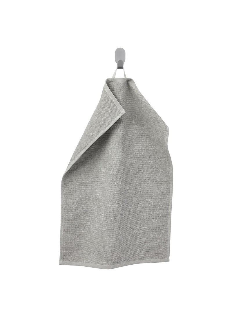 ESTABLISHER LUDDVIAL Grey Hand Towel 2Pack 40x60 cm 16x24 inches Soft Absorbent and Stylish Towels for Bathroom Spa and Everyday Use Perfect for Comfort and a Modern Subtle Touch