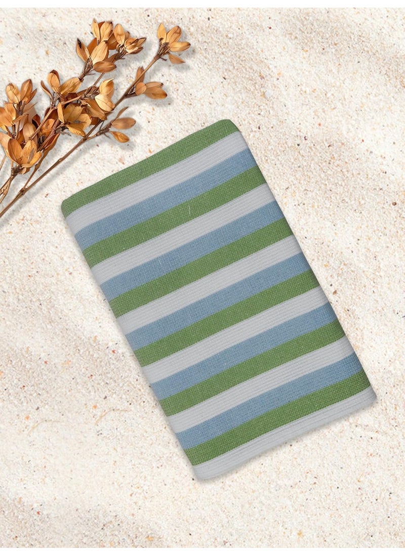 Athom Living Iris Cotton Bath Towel Soft Absorbent Lightweight 75 x 150 cm Ideal for Home Gym and Travel Pack of 6