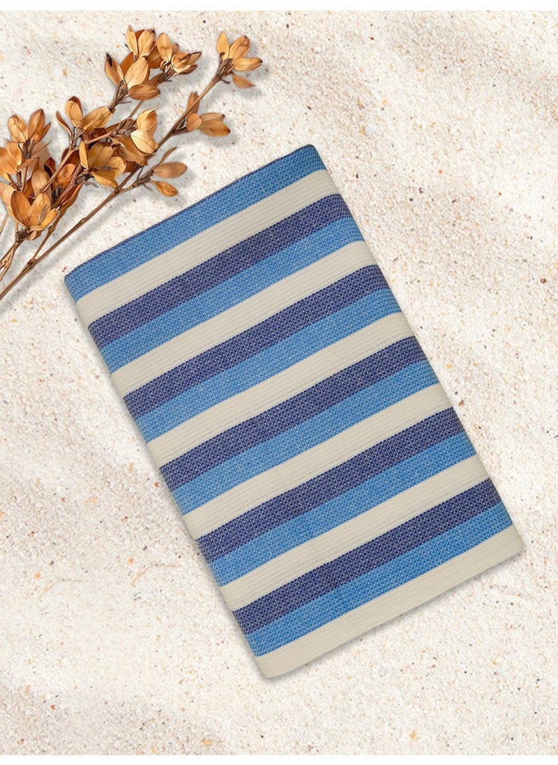 Athom Living Iris Cotton Bath Towel Soft Absorbent Lightweight 75 x 150 cm Ideal for Home Gym and Travel Pack of 6