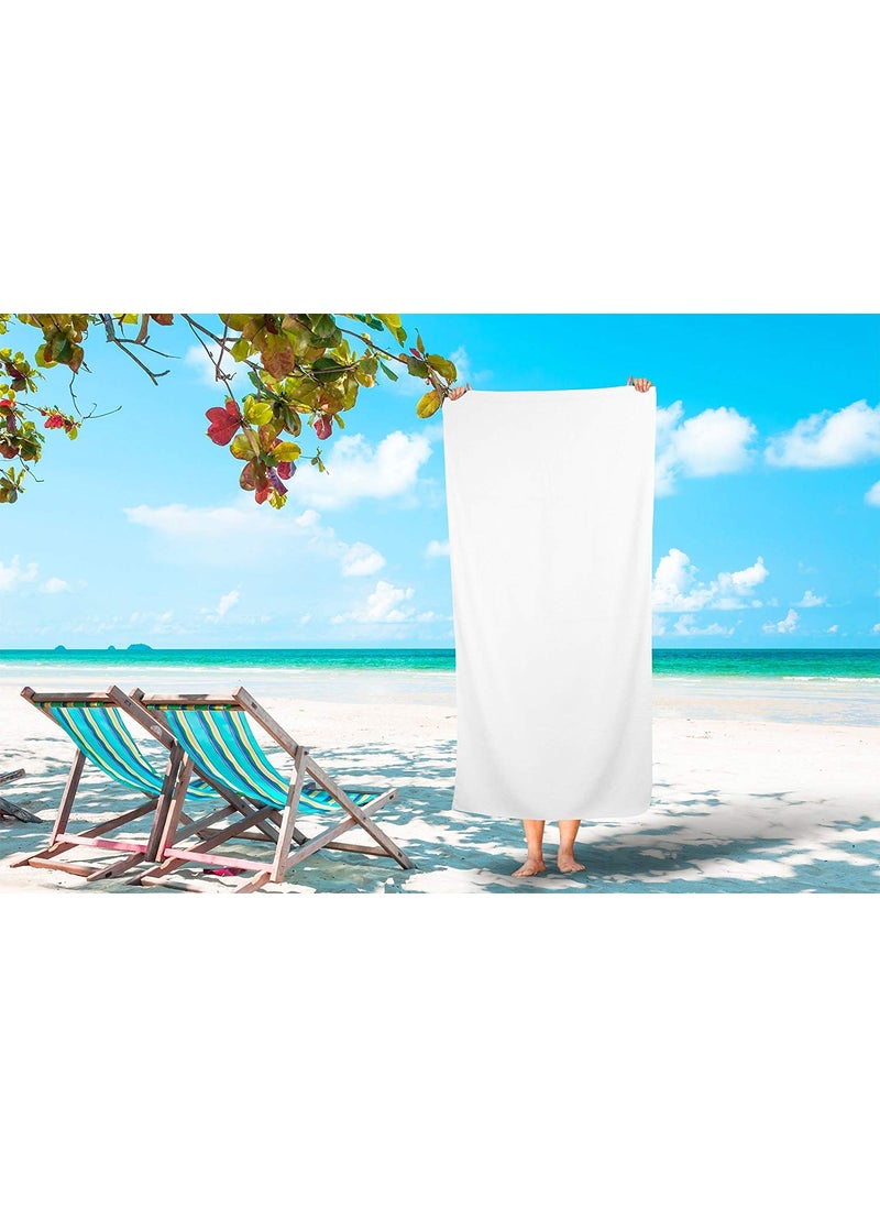 Lavish Street Large Beach Pool Towel 40x70 Oversized Cabana Stripe Hotel QualityLuxuriously Soft Absorbent Plush Towel
