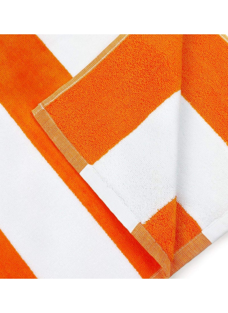Lavish Street Large Beach Pool Towel 40x70 Oversized Cabana Stripe Hotel QualityLuxuriously Soft Absorbent Plush Towel