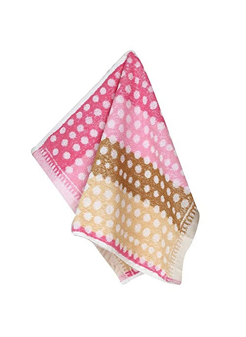 JENNY DENIAL 100 Cotton Hand Towel Set of 4 Soft Multi Color 375 GSM Size 14 21 Inch