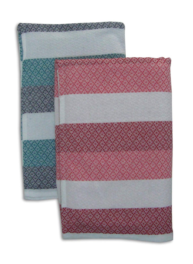Athom Living Light Weight Cotton Premium Bath Towel 75x150 cm Pack of 2