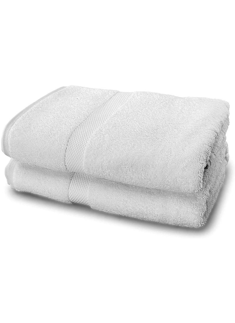 JENNY DENIAL 100 Cotton Luxury 575 GSM Hand Towel Set of 4 Soft White Size 16 24 Inch