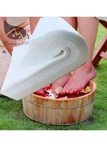 KUDIZE Disposable NonWoven Water Absorbent Bath Face and Body Towel for Travel Spa Parlor Massage Makeup Removal Beauty Hair Home Care Size 12 12 Inches Pack of 200