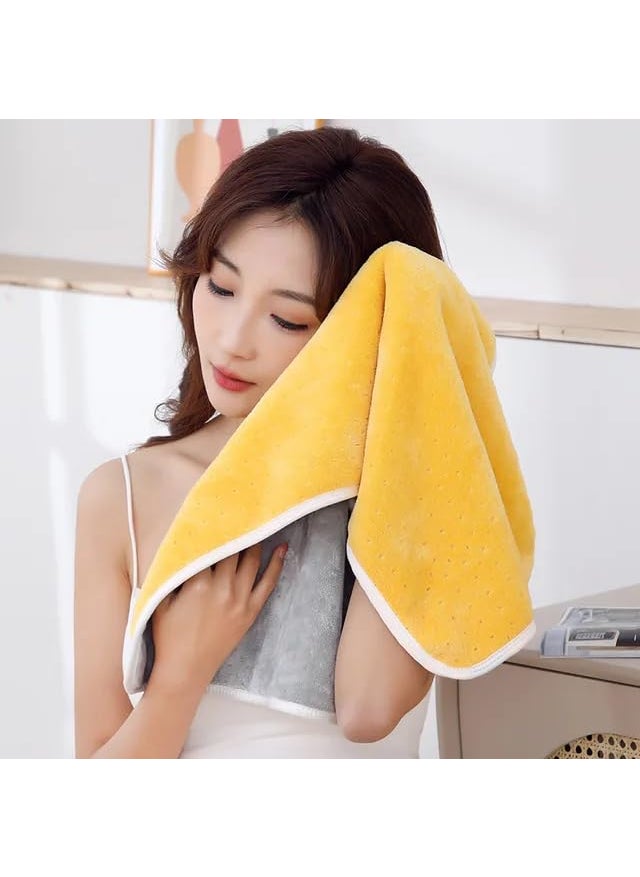 Khillayox 400 GSM Microfiber AntiBacterial Double Sided Hand Towel Super Soft and Absorbent Multipurpose Towels for Bathroom Gym Workout Towels40 x 60 CM Multicolor Pack of 4