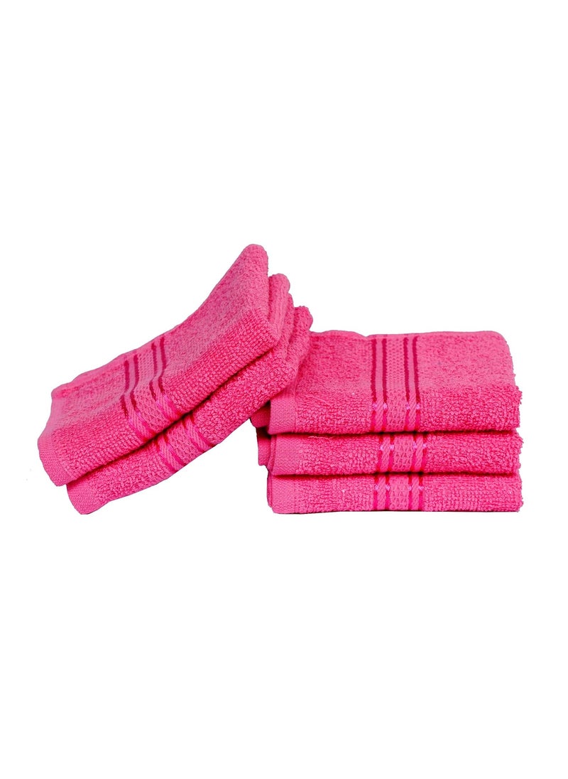 Space Fly SILVERLINE Love Touch Very Soft Fresh Loom 300 GSM 100 Cotton Face Hanky Face Towel for Women Baby Face Towels Newborn Soft Handkerchiefs Face Towel Set of 10