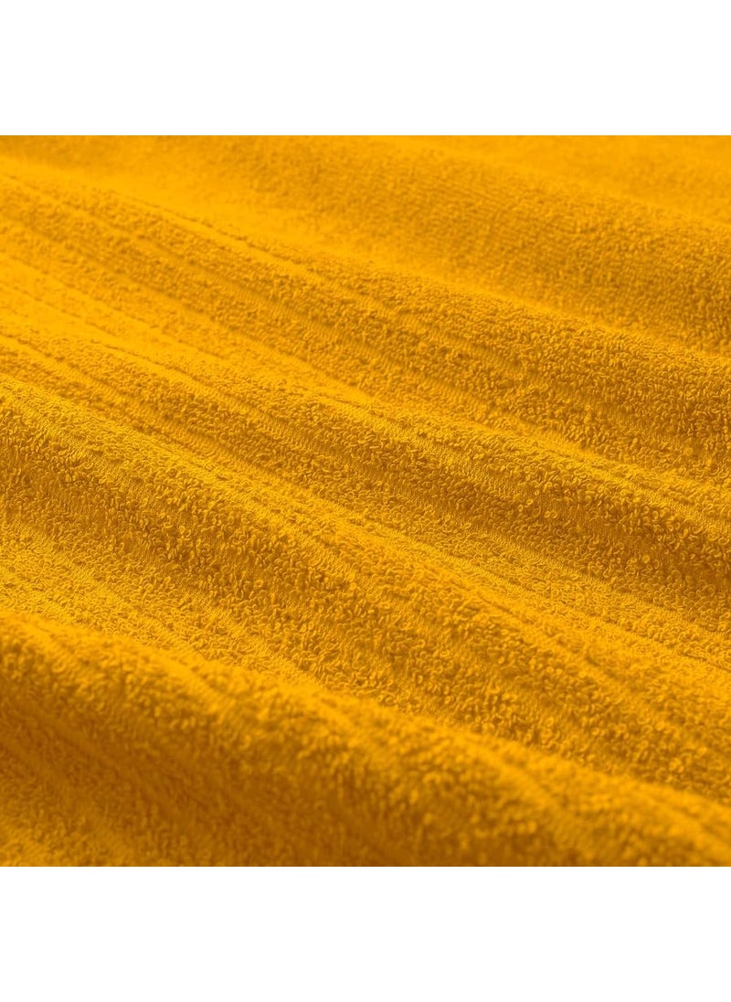 ESTABLISHER VGSJN GoldenYellow Hand Towel 2Pack 40x70 cm 16x28 inches Soft Absorbent and Stylish Towels for Bathroom Spa and Everyday Use Perfect for Comfort and a Warm Radiant Touch